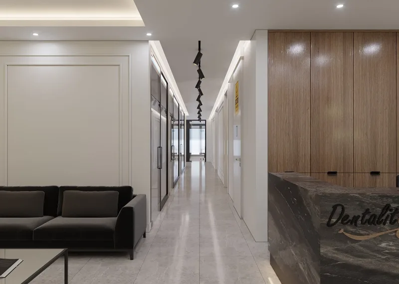 Oral and dental health polyclinic, Doctor office, Dental clinic design