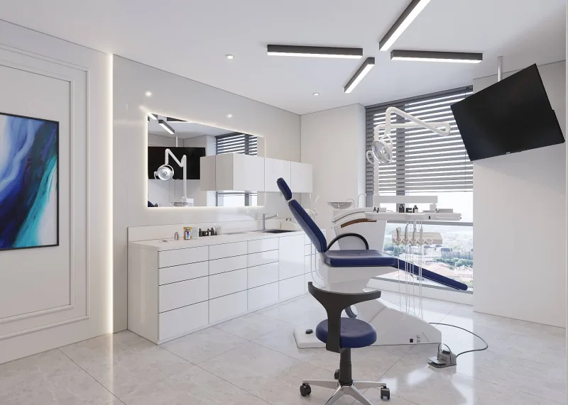 Oral and dental health polyclinic, Doctor office, Dental clinic design