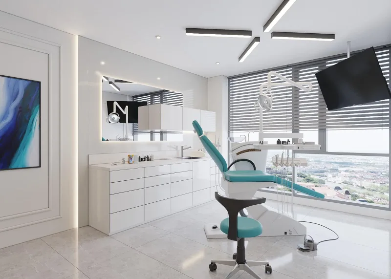 Oral and dental health polyclinic, Doctor office, Dental clinic design