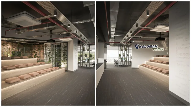 In our modern office designs approach adopted in our office projects, while open ceiling concepts provide both volumetric…