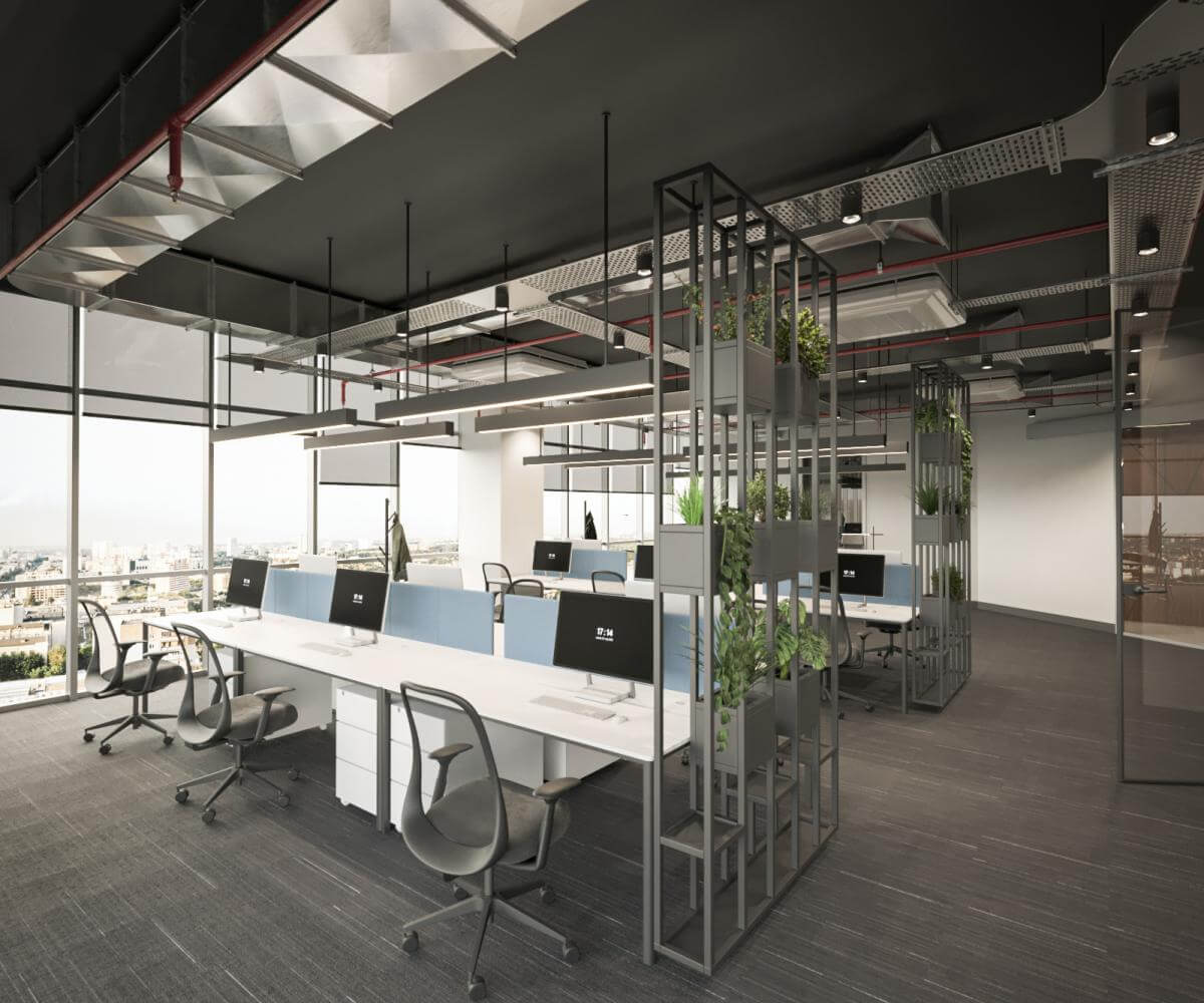 Açık ofis tasarımları Detayı - Açık ofis tasarımları | lüks ofis iç mimari