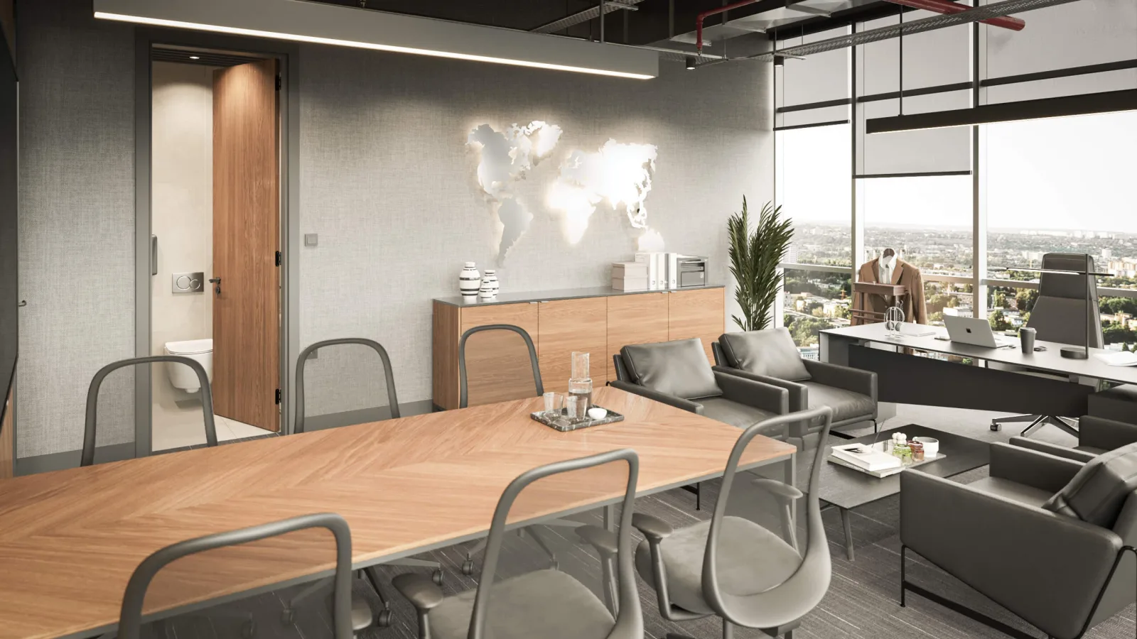 To create a decorative focal point symbolizing our global vision and culture of international collaboration within our…
