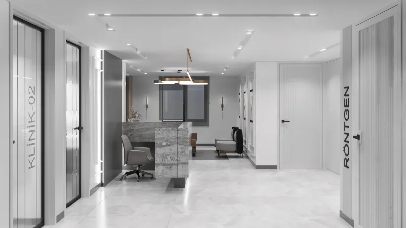 Oral and dental health polyclinic, Dental clinic design, Doctor office