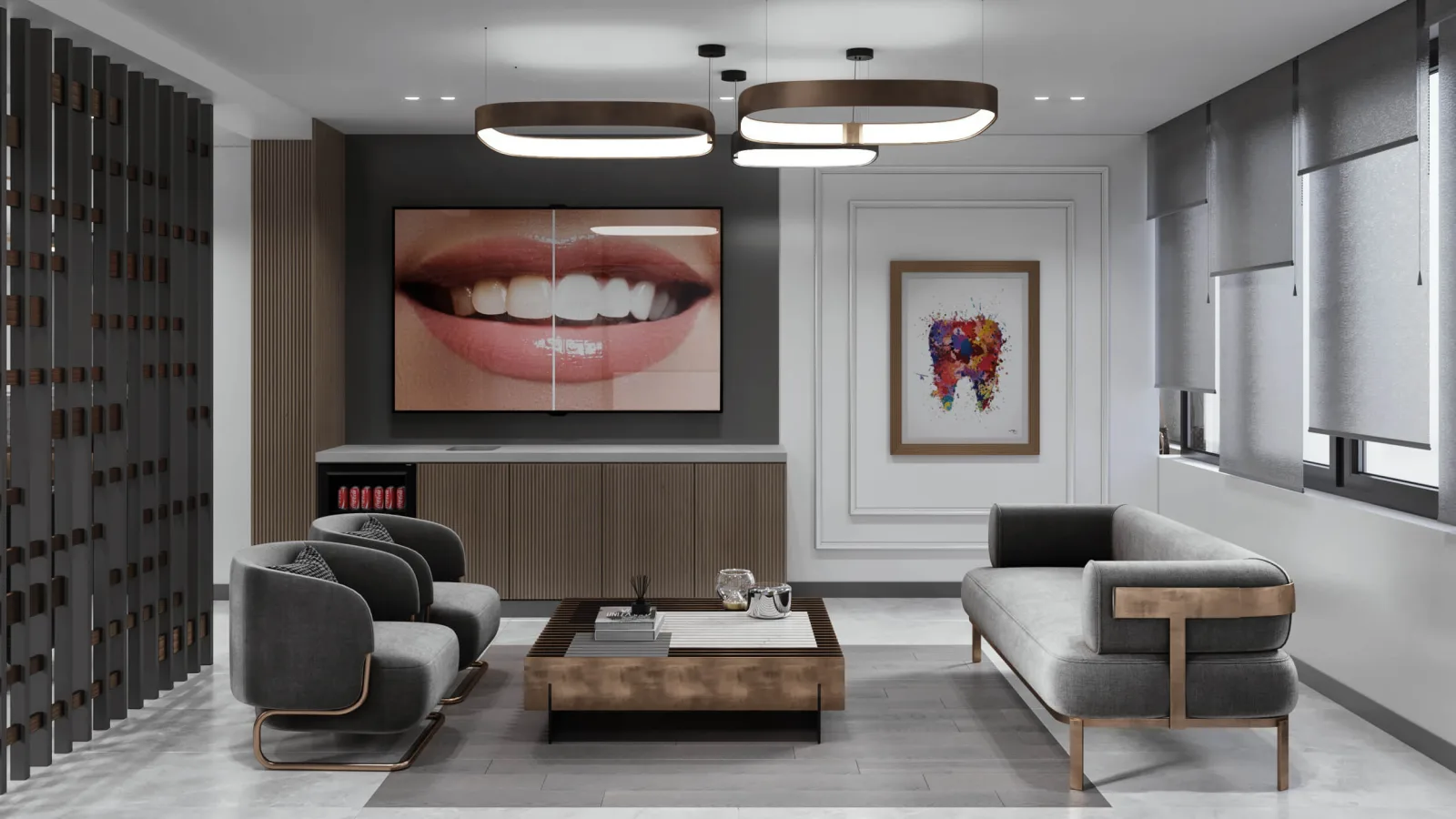 Oral and dental health polyclinic, Dental clinic design, Doctor office, Oral and dental health polyclinic
