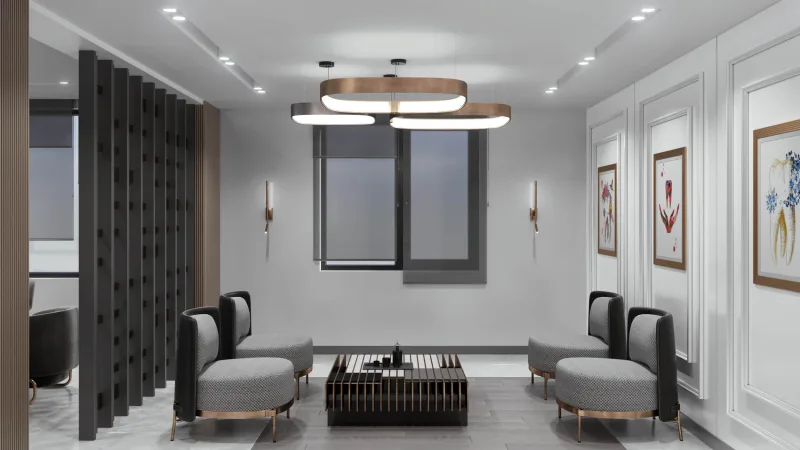 Oral and dental health polyclinic, Dental clinic design, Doctor office