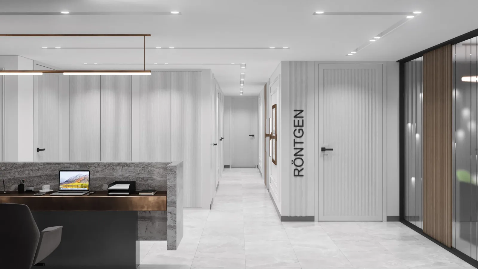 Oral and dental health polyclinic, Dental clinic design, Doctor office, Oral and dental health polyclinic