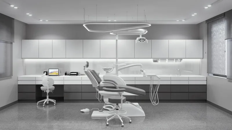 Oral and dental health polyclinic, Dental clinic design, Doctor office
