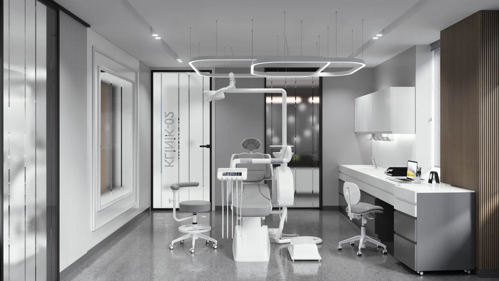Oral and dental health polyclinic, Dental clinic design, Doctor office, Oral and dental health polyclinic