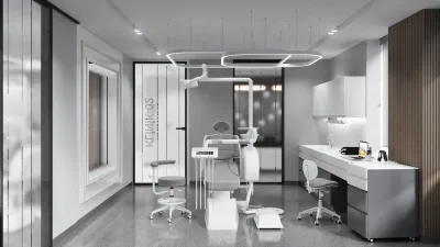 Diş Kliniği Tasarımı – Diş Kliniği Tasarımı ve Doktor Muayenehanesi (Kahramanmaraş) - Görsel 15