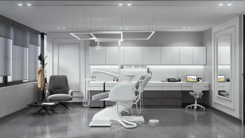 Oral and dental health polyclinic, Dental clinic design, Doctor office