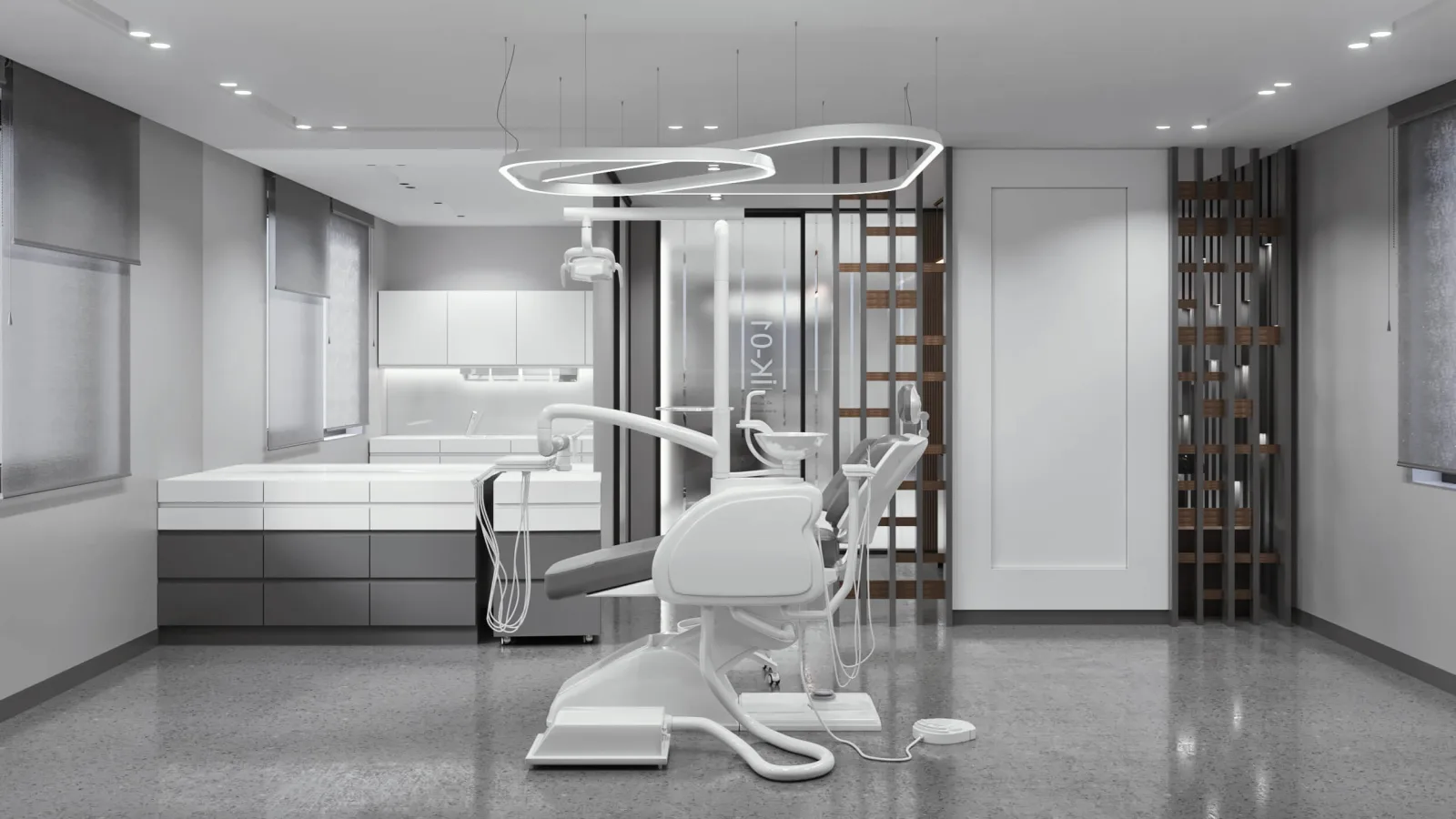 Oral and dental health polyclinic, Dental clinic design, Doctor office, Oral and dental health polyclinic