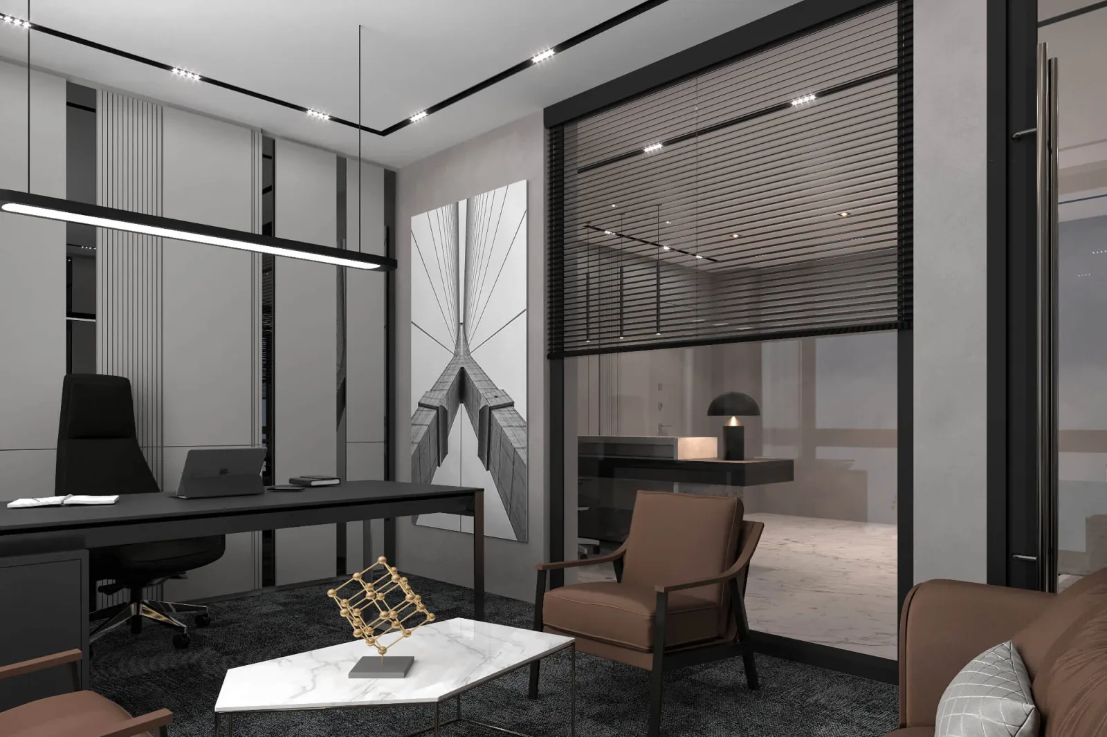 Wooden office designs, Meeting room, Law office design