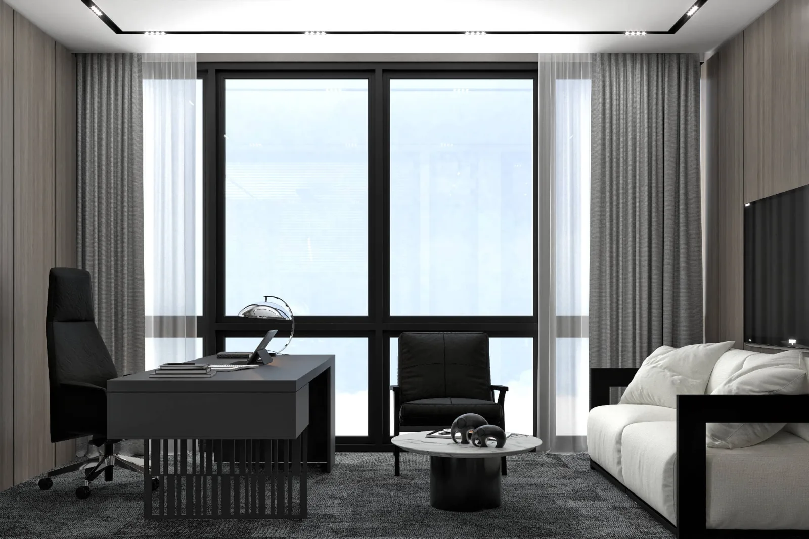 Wooden office designs, Meeting room, Law office design