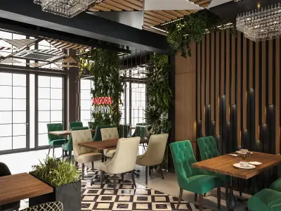 Restaurant iç mimar Detayı - Restaurant iç mimar | mekan kurgusu