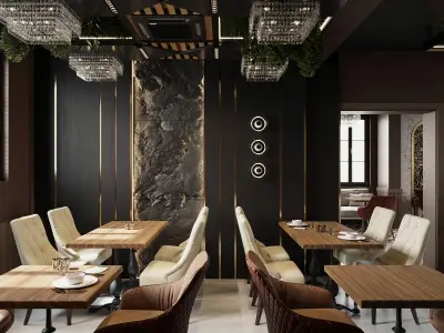 Restaurant iç mimar Detayı - Restaurant iç mimar | restoran mimari dekorasyon