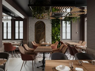 Saraçoğlu Restoran – Restoran Tasarımı (Saraçoğlu Mahallesi, Ankara) - Görsel 14