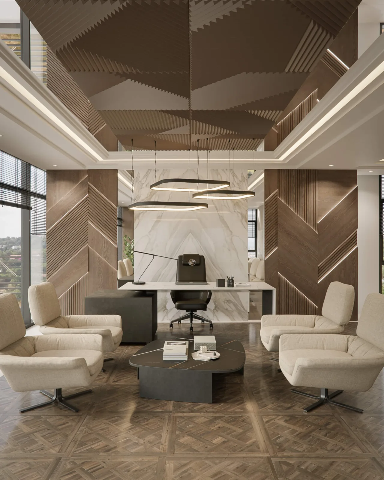 Office room designs, Ankara modern office designs, Office decoration ideas