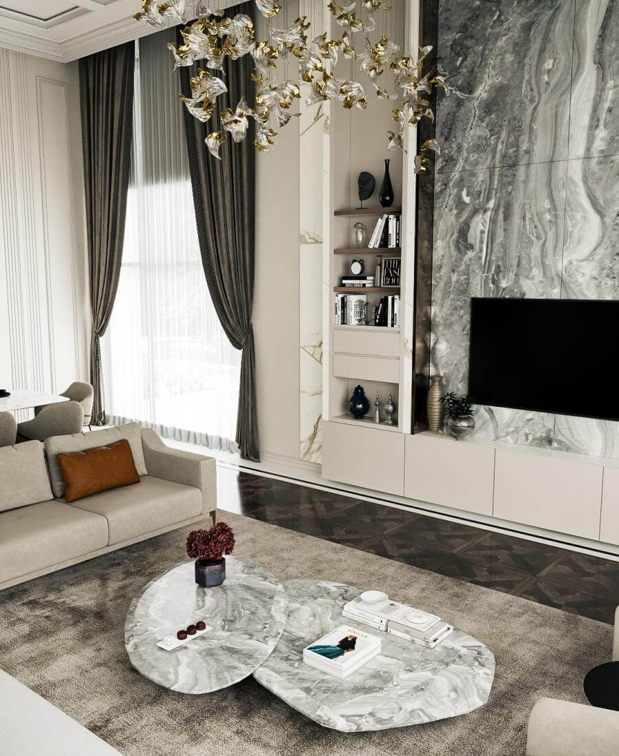 Villa iç dekorasyon Detayı - Villa iç dekorasyon | Modern villa dekorasyonu