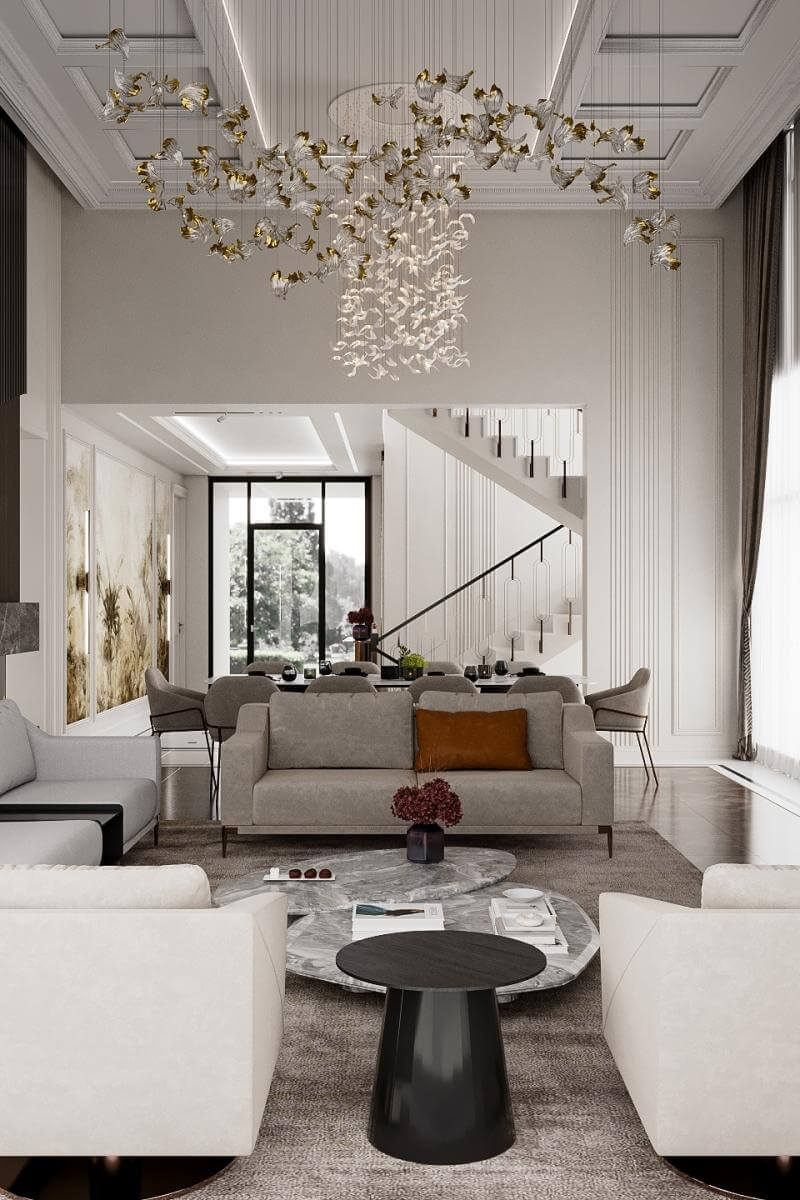 Villa iç dekorasyon Detayı - Villa iç dekorasyon | Ankara iç mimarlık