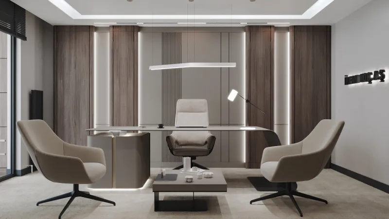 Office decoration in ankara, Office design ankara, Office design decoration, Office interior design, Luxury office…