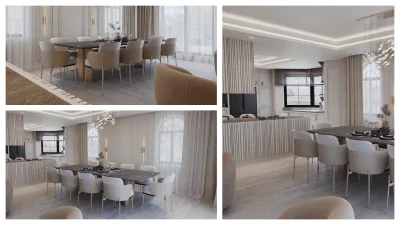 Mavi Ladin Villa – Ev Tasarım, Ankara Villa Tasarım ve Yemek Odası Tasarımı (Mavi Ladin Sitesi, Beysukent, Ankara) - Görsel 8