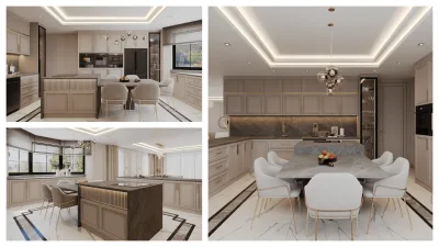 Mavi Ladin Villa – Ev Tasarım, Ankara Villa Tasarım ve Mutfak Tasarımı (Mavi Ladin Sitesi, Beysukent, Ankara) - Görsel 9