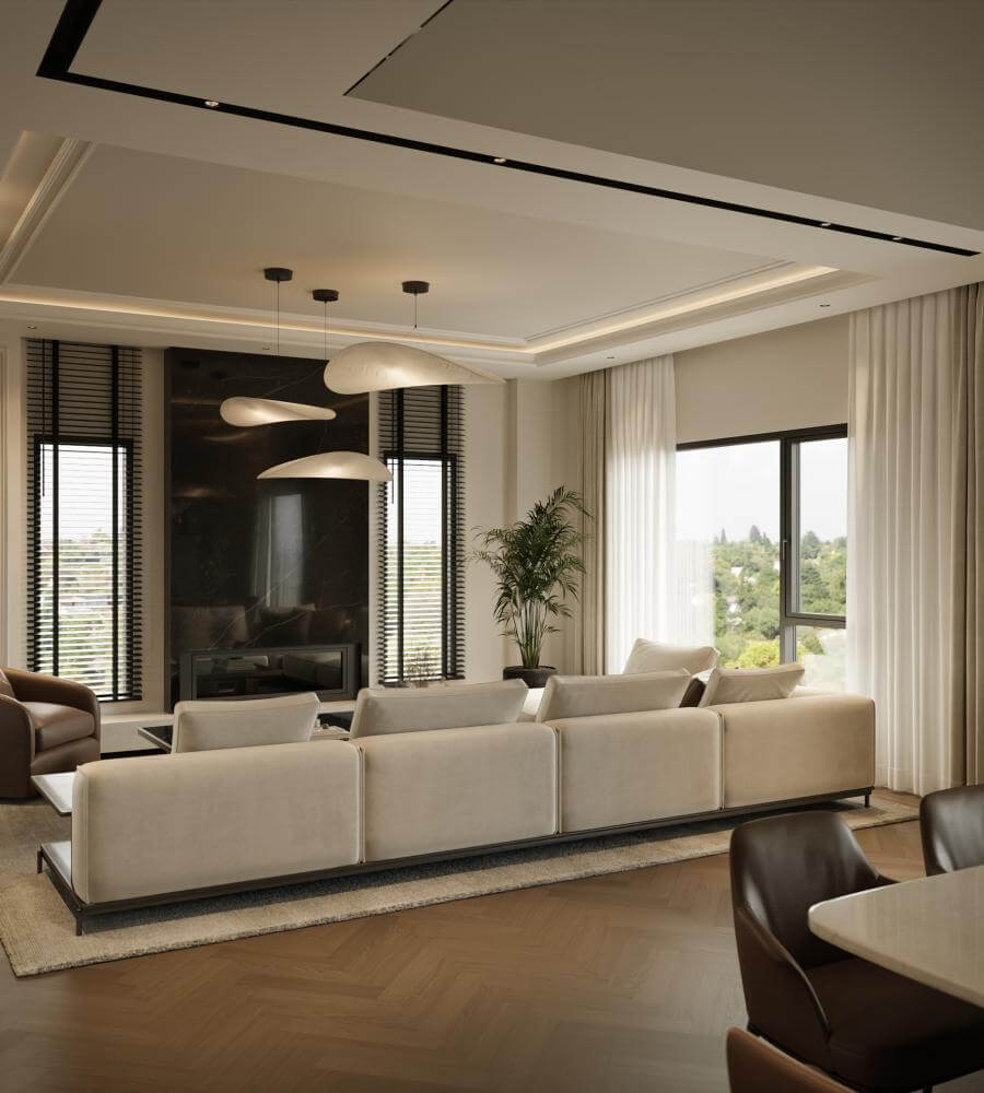 Villa iç dekorasyon Detayı - Villa iç dekorasyon | Ankara iç mimarlık