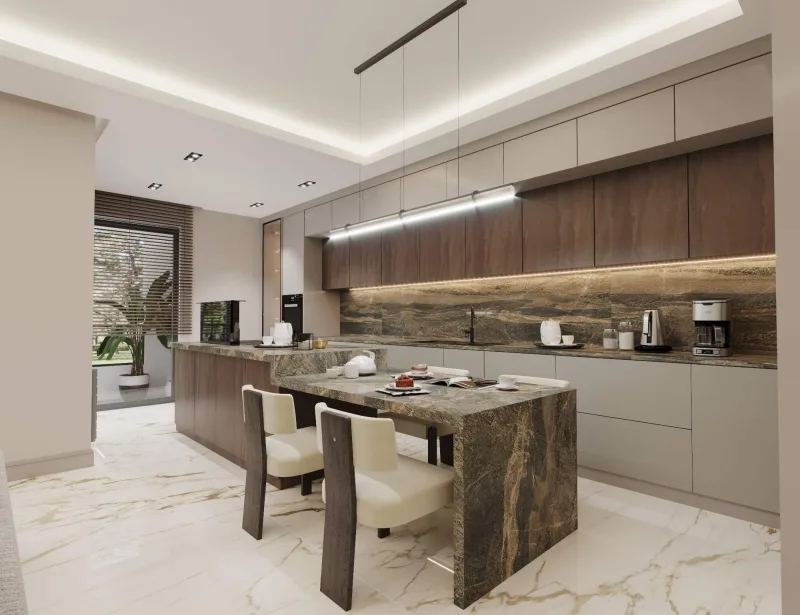 Through the balanced synergy of these two high-quality materials we selected, we have achieved a striking visual aesthetic…