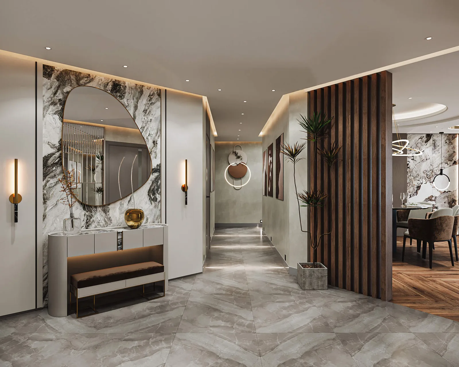While the wooden flooring and wall panelings we preferred throughout the space bring a natural warmth to the atmosphere,…