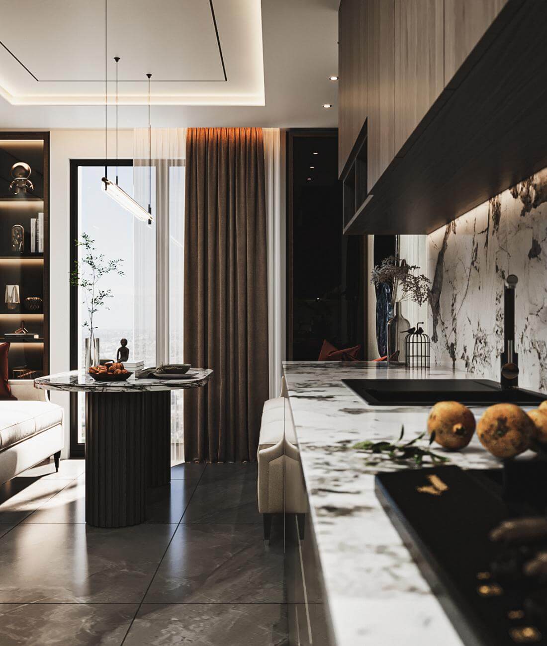 Villa iç dekorasyon Detayı - Villa iç dekorasyon | Ankara iç mimarlık