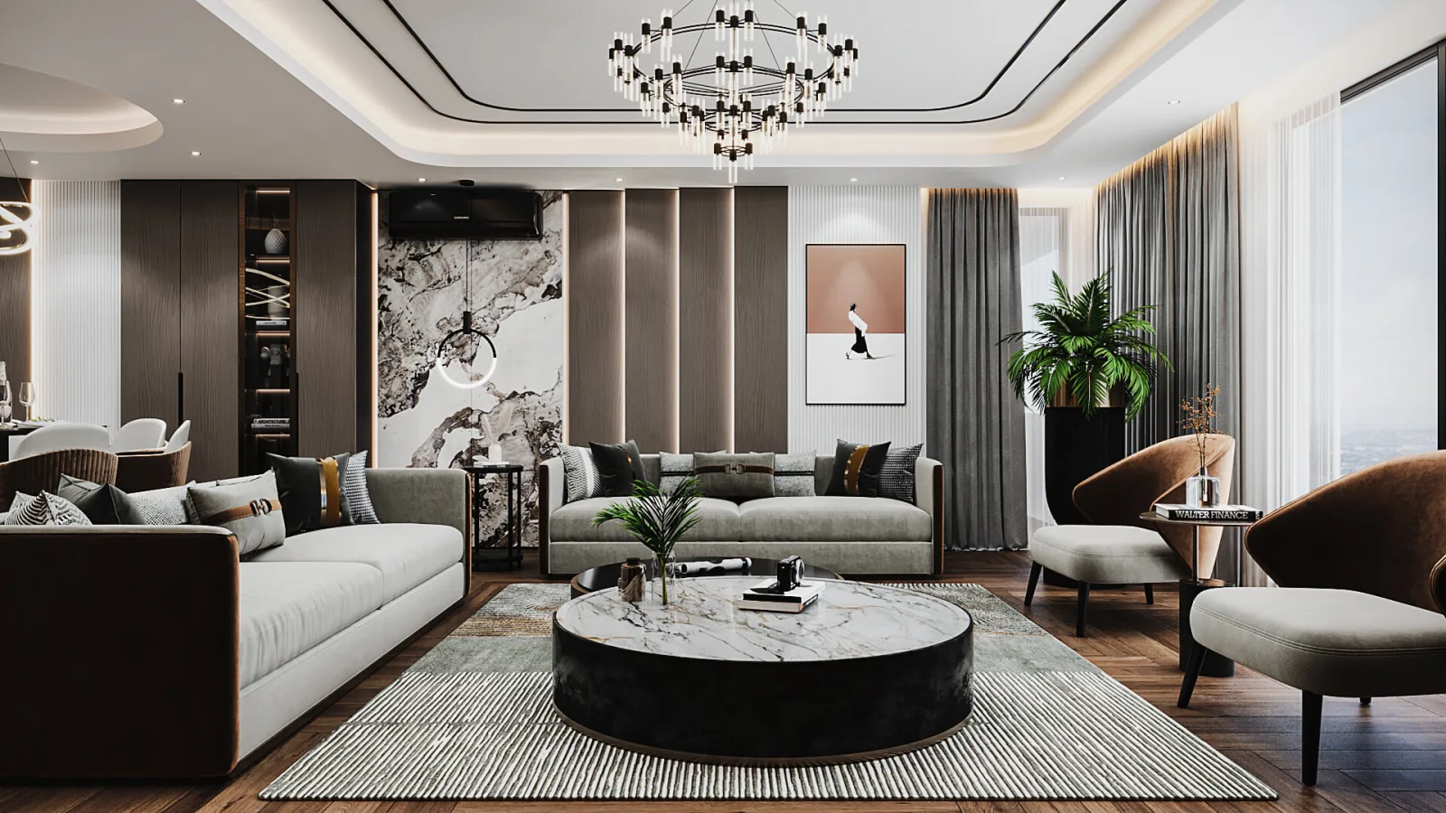 Natamam Villa, Natamam Villa, Ankara luxury home, House interior decoration, Ankara house design