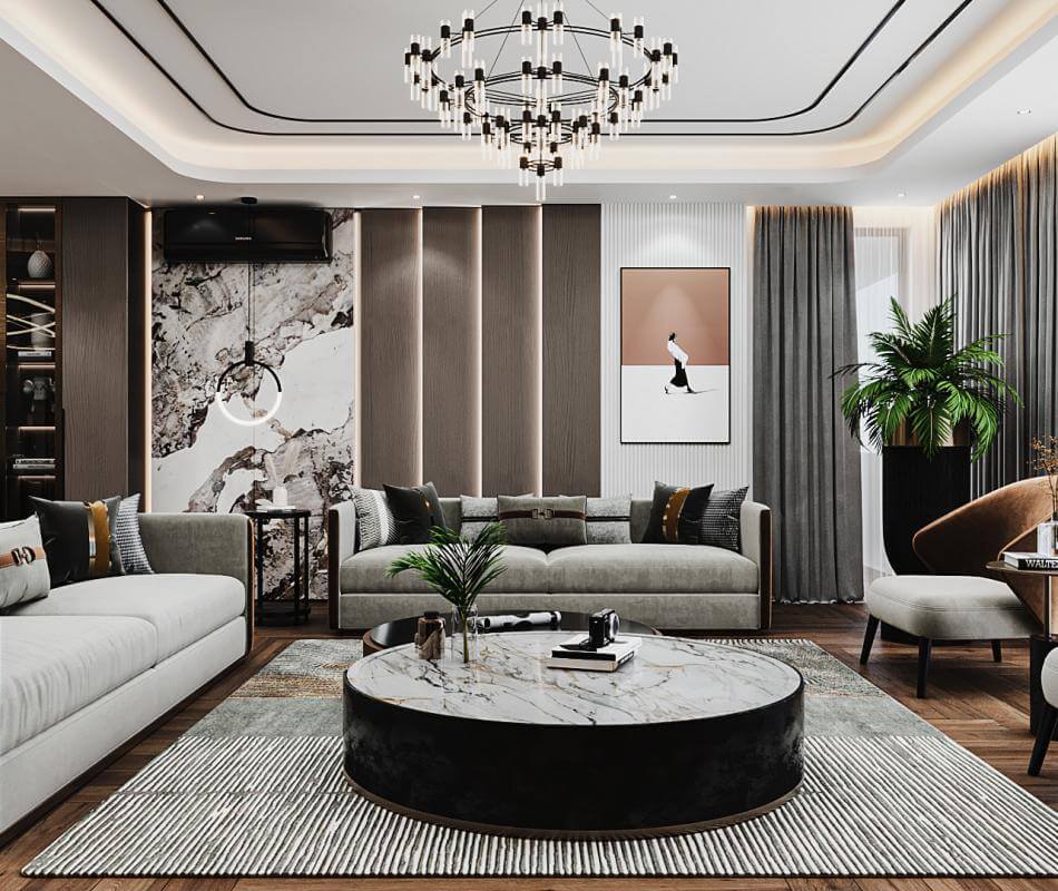 Villa iç dekorasyon Detayı - Villa iç dekorasyon | Modern villa dekorasyonu