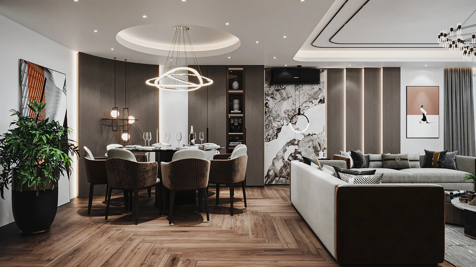 Natamam Villa, Natamam Villa, Ankara luxury home, House interior decoration, Ankara house design
