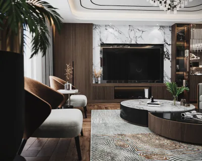 Bostancı Daire – Lüks Ev Tasarımları ve Salon Tasarımı (Bostancı, İstanbul) - Görsel 12