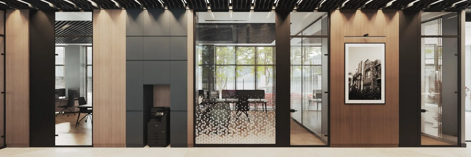 Wooden office designs, Office decors, Office decors