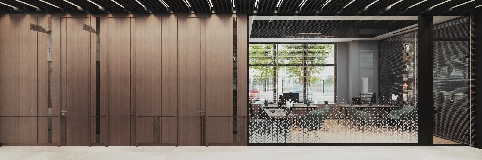 Wooden office designs, Office decors, Office decors
