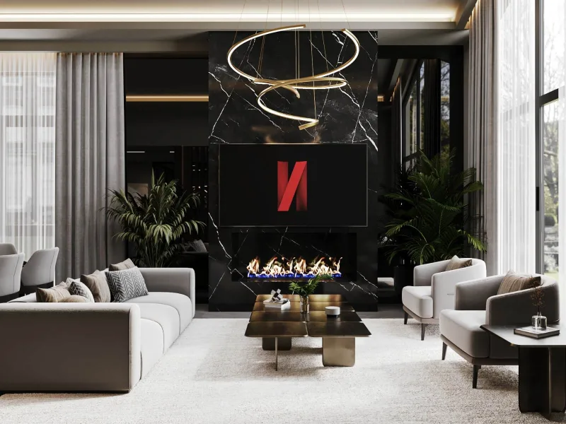 Natamam Villa, Luxury home architecture, Ankara interior design, Ankara house decoration, Ankara home renovation