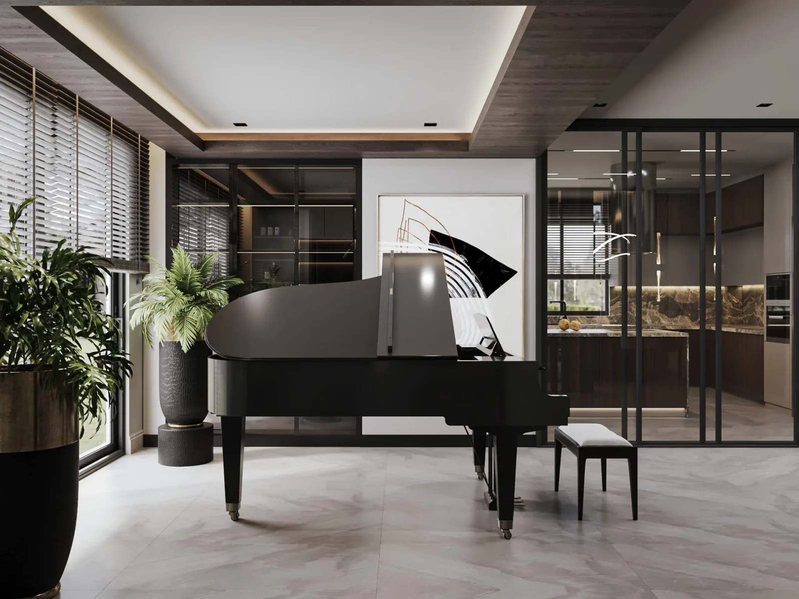 Natamam Villa, Luxury home architecture, Ankara interior design, Ankara house decoration, Ankara home renovation