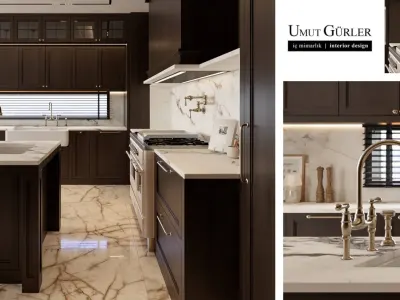 Santra Villa - Ismet Bey – Mutfak Tasarımı (Santra Villa, Çayyolu, Ankara) - Görsel 6 Santra Villa - Ismet Bey – Mutfak Tasarımı (Santra Villa, Çayyolu, Ankara) - Görsel 6