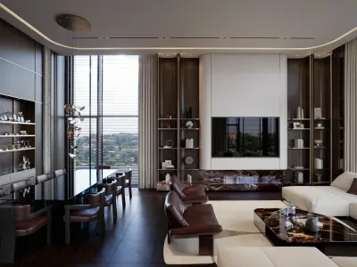 Santra Villa - Ismet Bey – Salon Tasarımı (Santra Villa, Çayyolu, Ankara) - Görsel 14