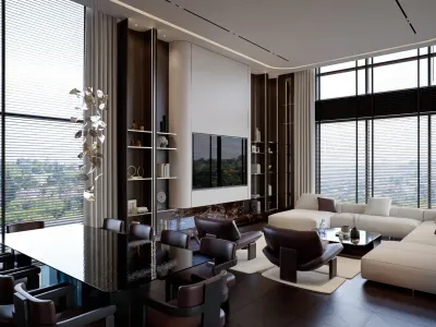 Santra Villa - Ismet Bey – Salon Tasarımı (Santra Villa, Çayyolu, Ankara) - Görsel 15