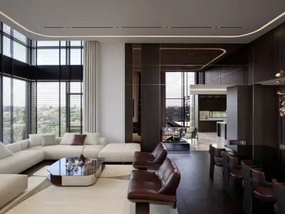Santra Villa - Ismet Bey – Salon Tasarımı (Santra Villa, Çayyolu, Ankara) - Görsel 16
