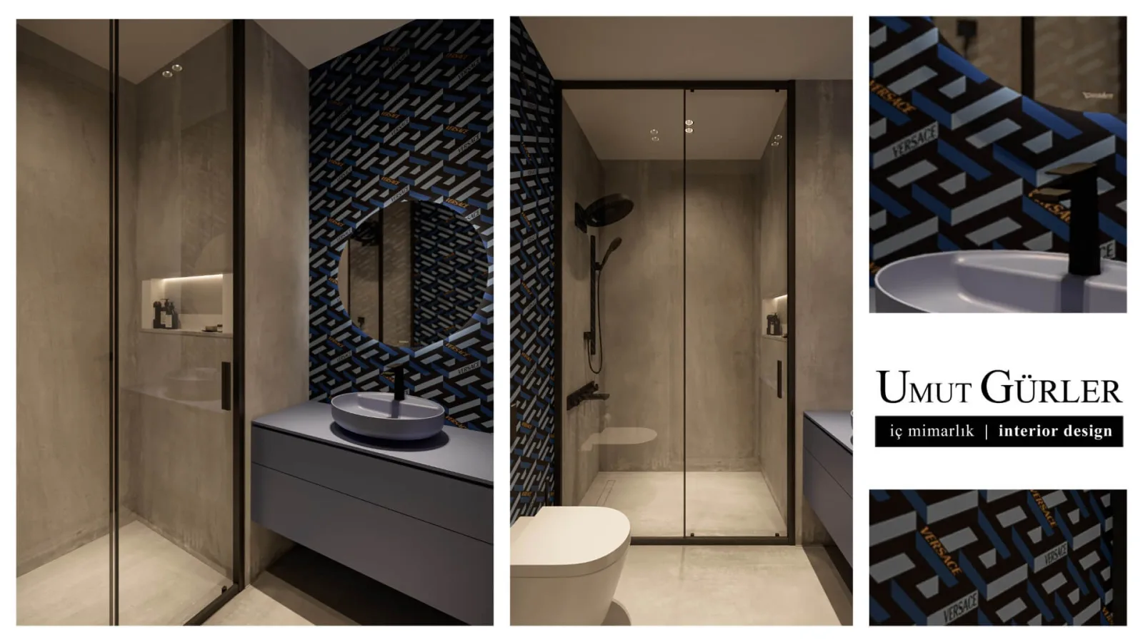 In order to create an assertive and sophisticated character in bathroom areas, we bring together the iconic motifs of…