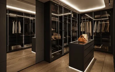 Park Oran Konut – Ebeveyn Suiti ve Giysi Odası Tasarımı (Park Oran, Oran, Ankara) - Görsel 20